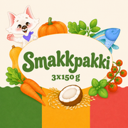 Smakkpakki (3 stk x150g)
