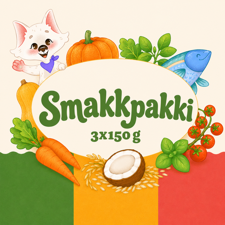 Smakkpakki (3 stk x150g)